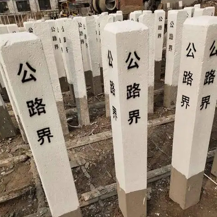 厂家批发公路界碑水泥材质用于道路里程路口标记的水泥标志桩