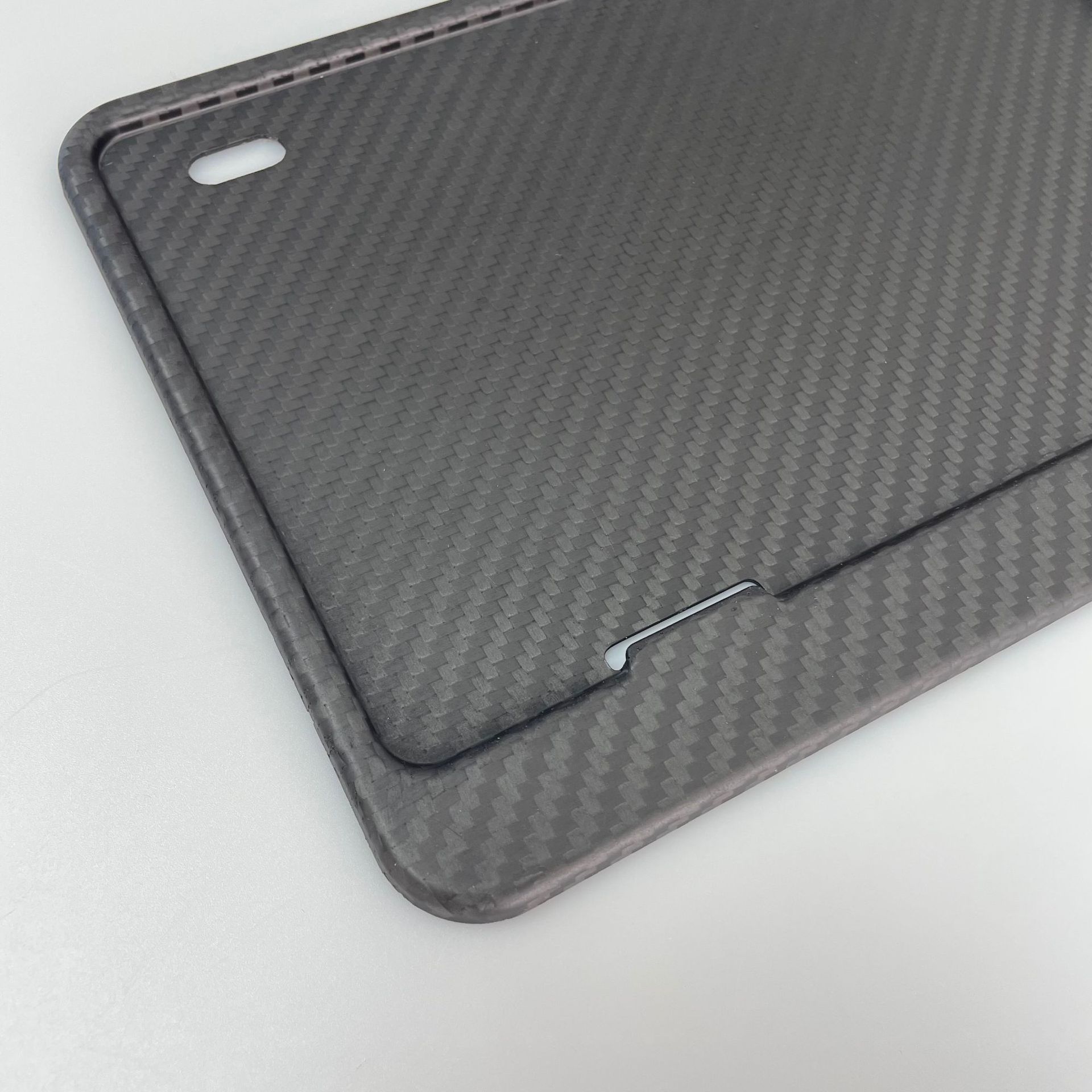 Carbon Fiber Yellow Motorcycle License Plate Frame, Compliant with National Standards, Does Not Block the Number, Motorcycle Modification License Plate Holder, Can Be Printed with Logo