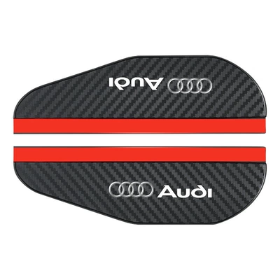 Rearview mirror rainproof sticker Mirror Rain Shield Universal Thickened - rain-eyebrow-carbon-fiber-pattern-audi-pair-set