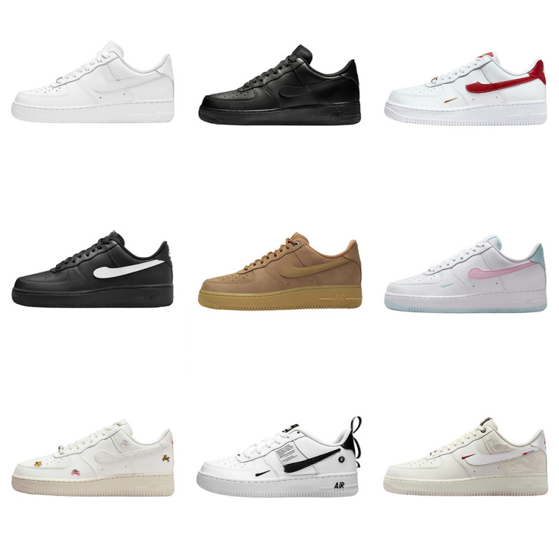 Putian Shoes Pure Original Export Air Force One Pure White Af1 Low-Top Casual Breathable Couple Sports Shoes Men's and Women's Sneakers