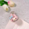 Japanese cute crab pin, cartoon bangs, ponytail