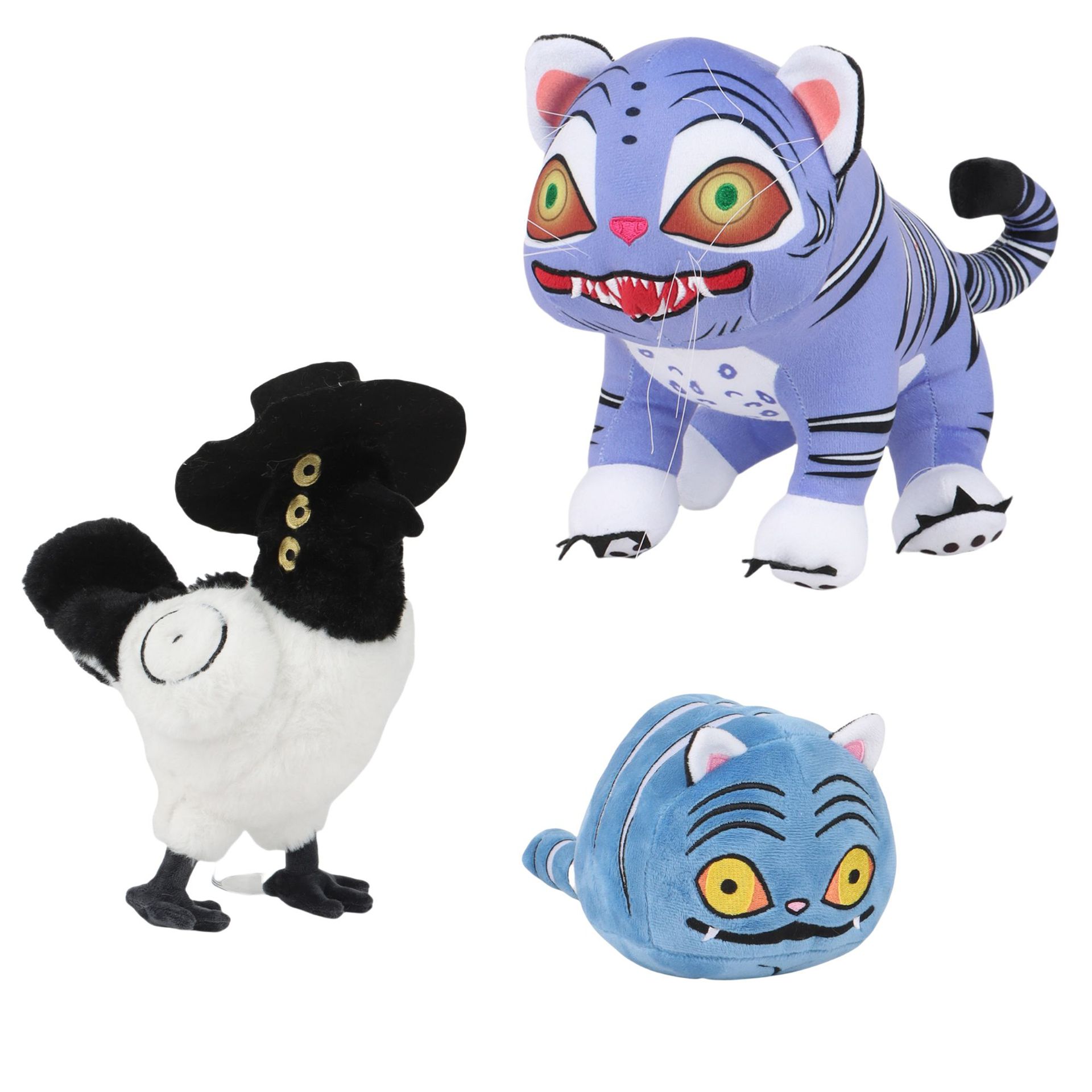 跨境新品kpop demon hunters猎魔女团动画老虎毛绒玩具网飞公仔