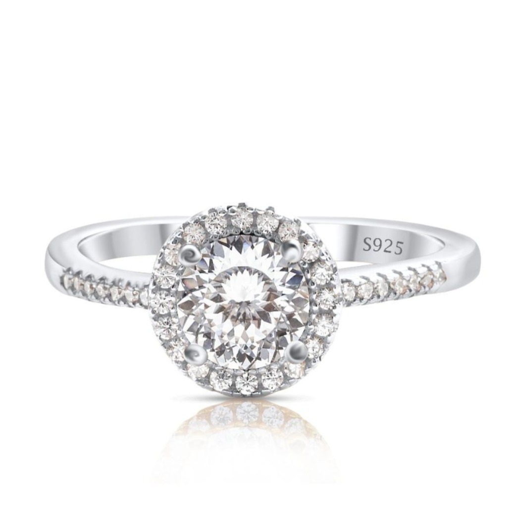 Color Moissanite set pendientes collar conjunto de anillos S925 plata esterlina cinturón certificado GRA especialización transfronteriza