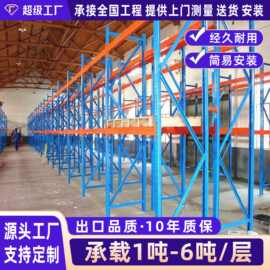 仓储货架驶入式托盘高位立体五金仓库横梁式库房工厂直销加厚设计