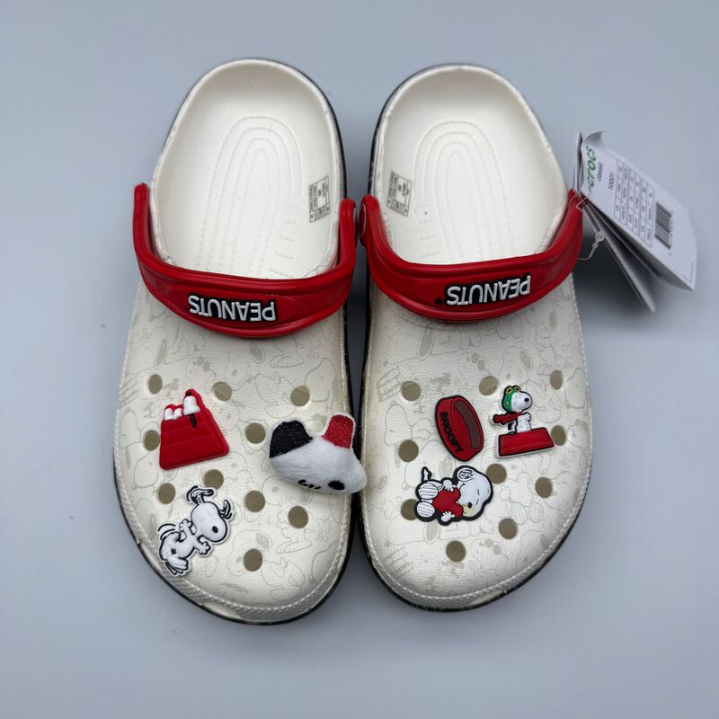 Cross Second Generation Snoopy Summer Kidsren's Clogs Outdoor Non-Slip Beach Shoes Trend