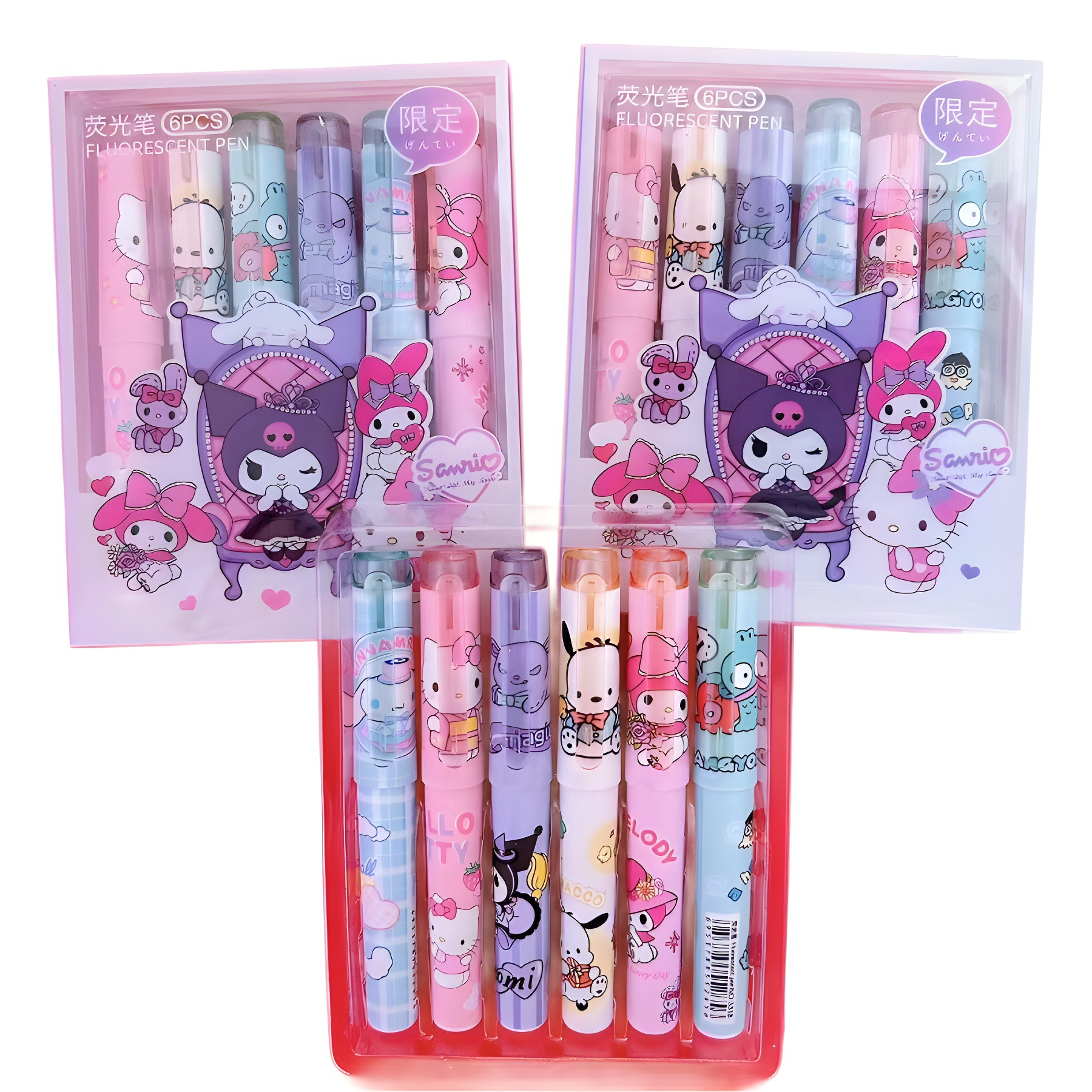 Capibara caja de resaltador Sanliou bolsillo de resaltador de bolsillo de los estudiantes puntos clave marcador multifuncional