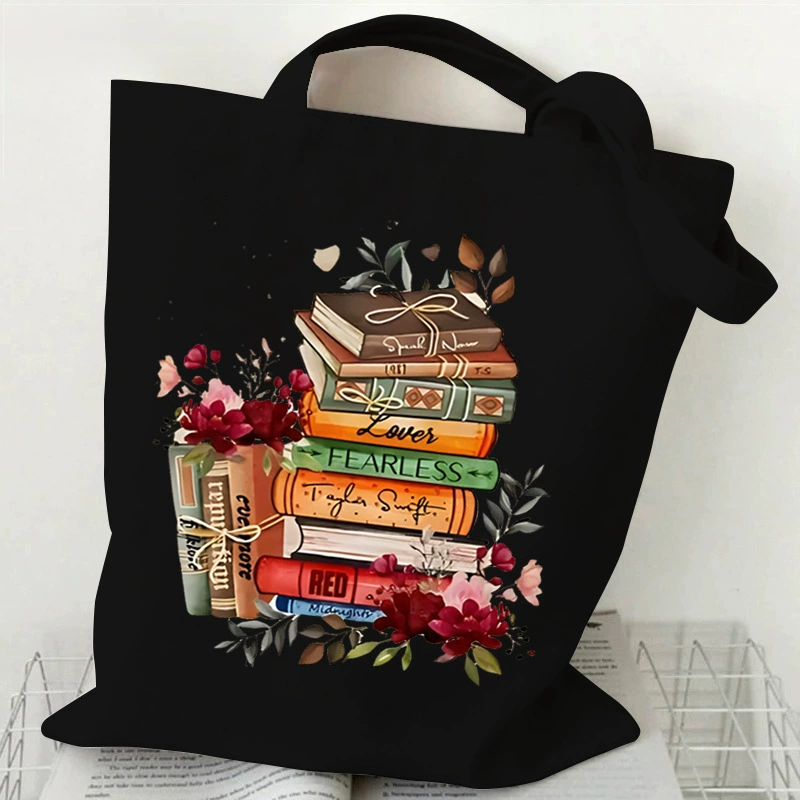 Просто девушка, которая любит книги, кожаная сумка-кошелек, ретро роза, модная сумка через плечо