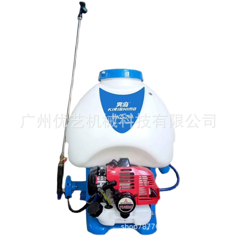 雾岛3WZ-25A二冲程汽油喷雾器背负式25L消杀喷雾器疾控防疫打药机