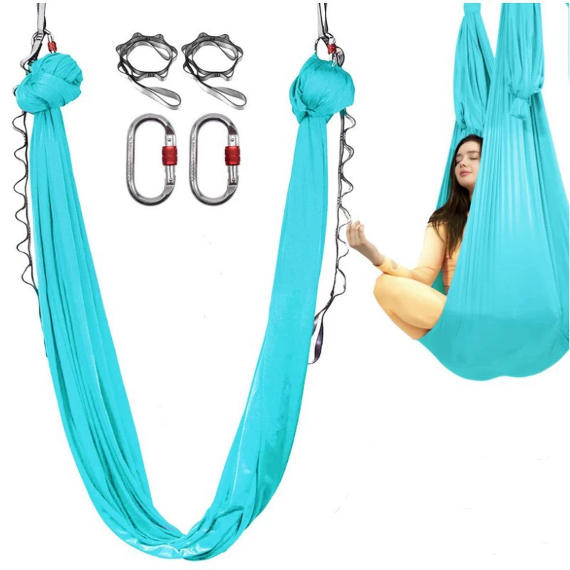 Swings with accessories for yoga, 5m, 2.8m, clips included