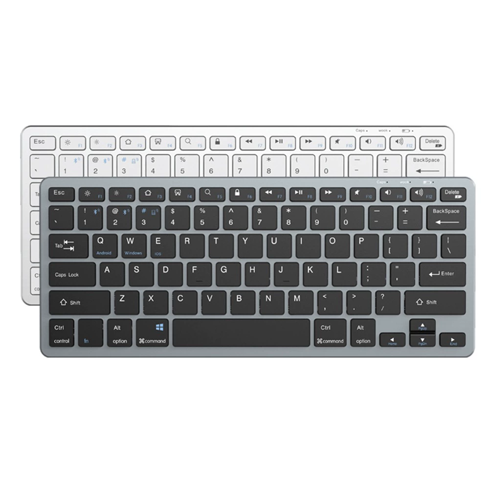 Wireless keyboard, mouse, mute light and thin set charging for office, bluetooth