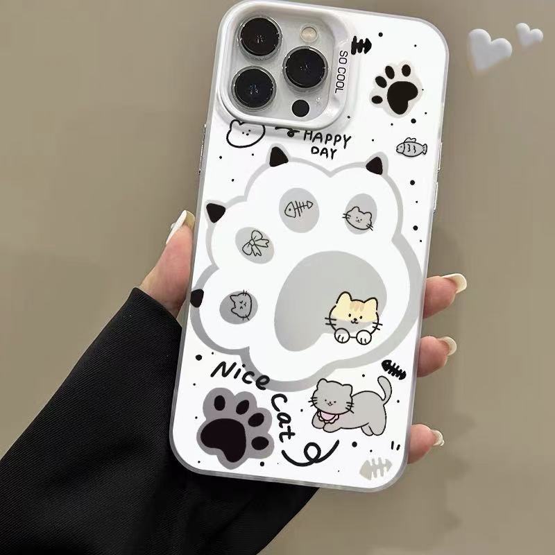 Nueva garra de gato para iPhone 16 funda para teléfono móvil Apple 15promax/14 anti-caída 13pro12 lindo