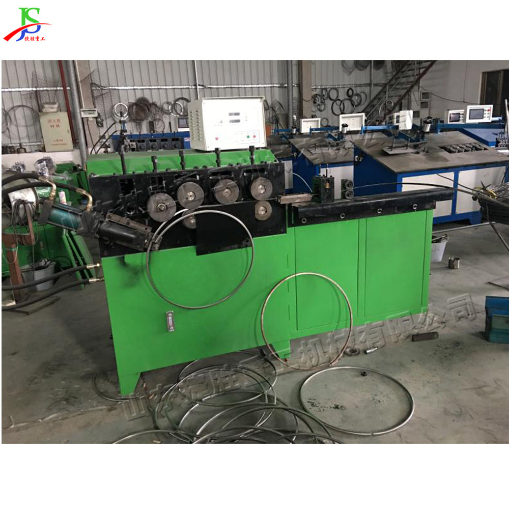 CNC hidráulico volante bobinador de alambre de acero inoxidable alambre de aluminio redondo bobinador de alambre de acero correa de hierro plano prensa ranura dobladora