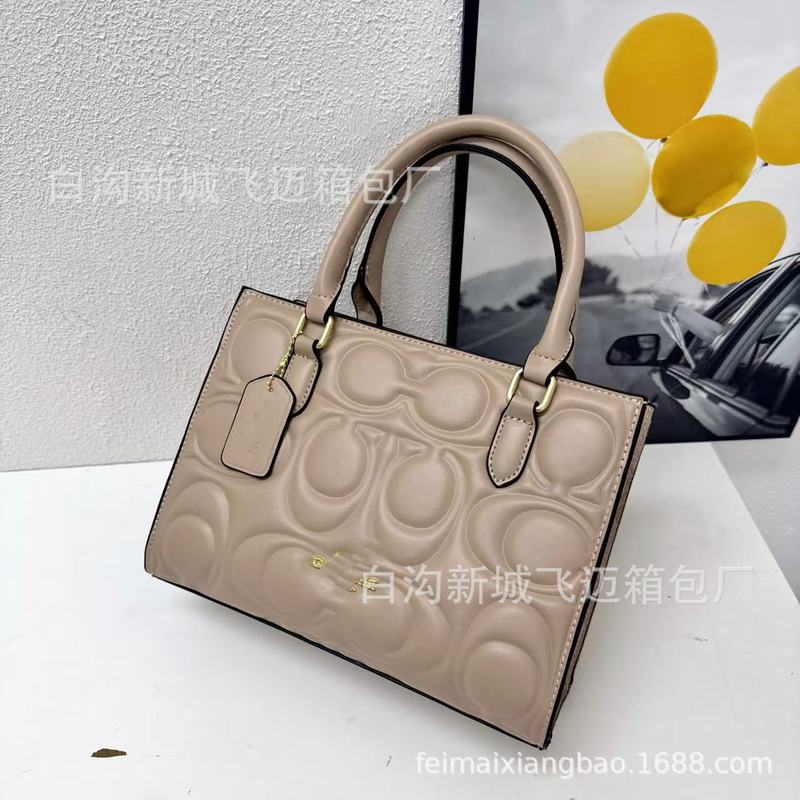 跨境2025新款时尚轻奢设计压痕欧美时尚大容量托特包ins斜挎包bag|undefined