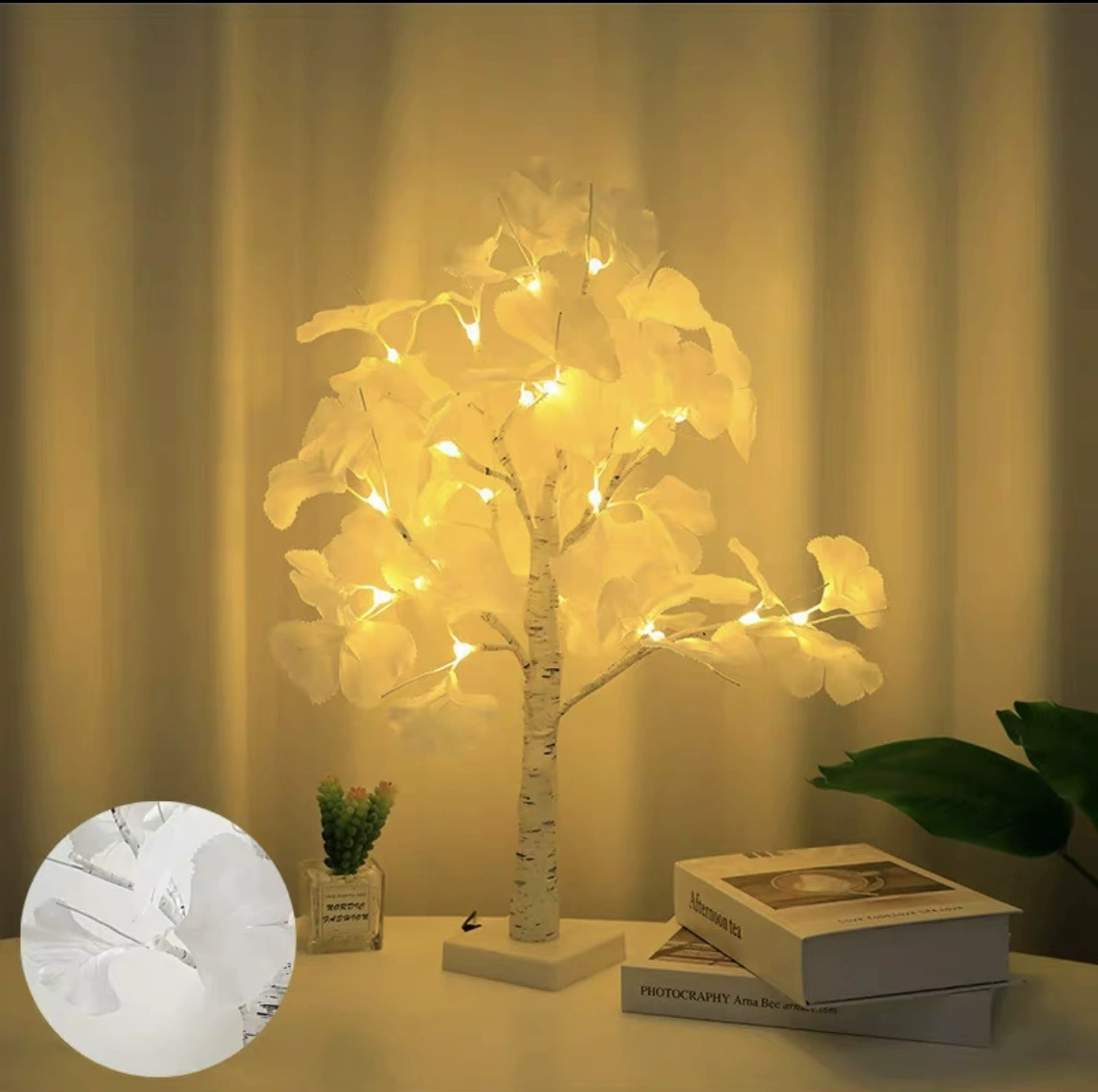 Кроссбордер LED-елочная birch дерево огни моделирующее растение дом гостиная атмосфера освещение декоративное праздничное оформление