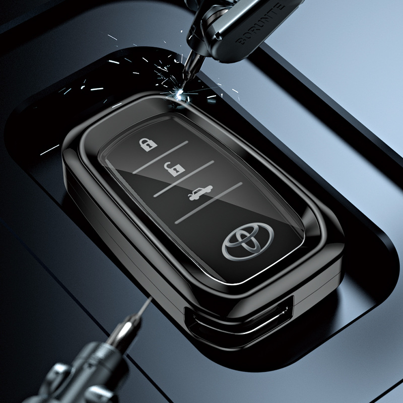 Adecuado para Toyota todo incluido clave caso Camry Prado corona Ruizhi reling El fahanlanda clave caso