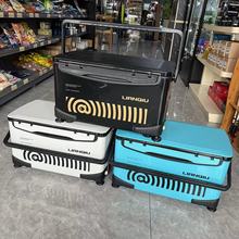 连球钓箱2600轻便超轻铝合金配件26升L蒂芙尼蓝黑金象牙白色