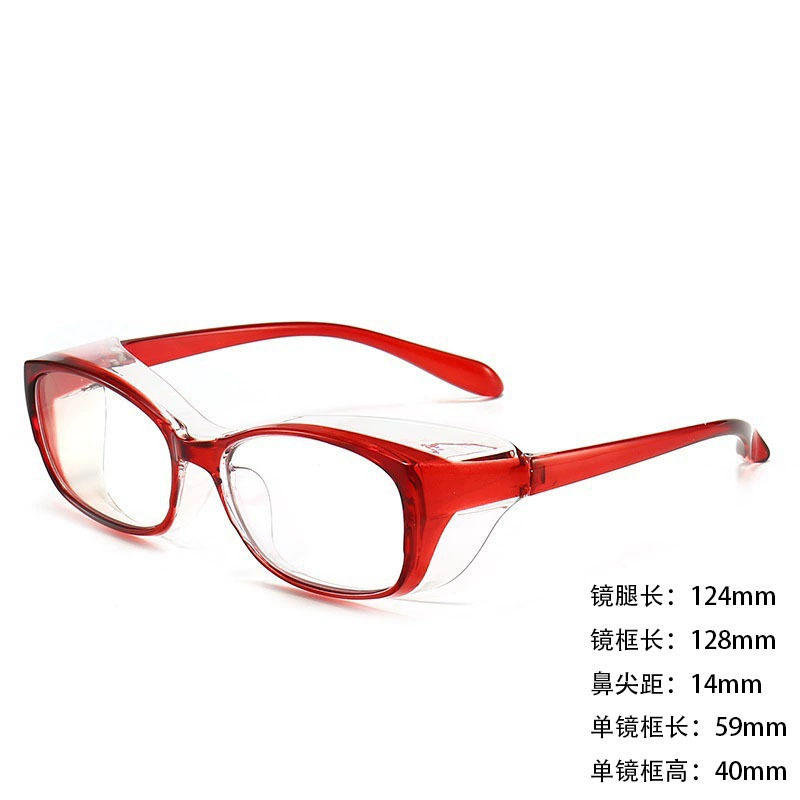 VGOファッションスポーツ99花粉防止メガネ防曇ブルーライト術後黒色保護目シリコンリング保護辺防風鏡