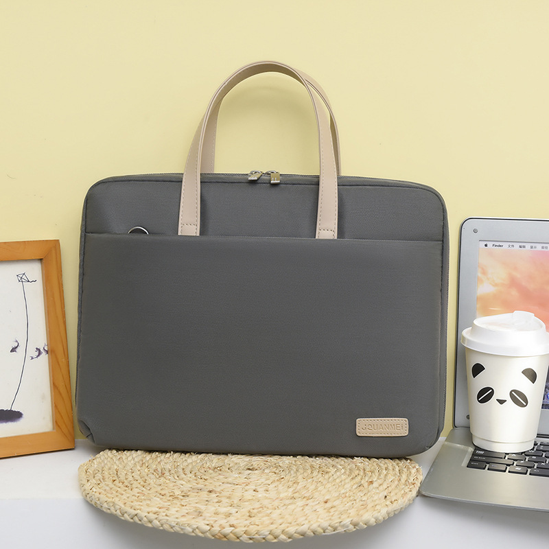 Macaron Laptop Bag, Hand-Carry Notebook Case for Men and Women, Business Briefcase Available in 13"/14"/16" Sizes—Wholesale International