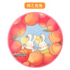 Rabbit coasters Japanese -style cute ins Hallead cup absorbent ceramic pot cushion non -sliding non -diatom mud can be fixed