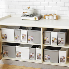 9WOR櫥櫃收納盒抽屜柜子收納筐家用廚房雜物儲物筐高窄長型整理儲