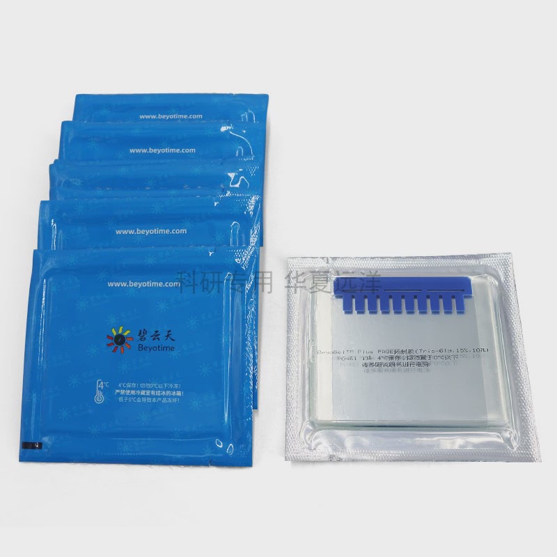 P0461M-50块 BeyoGel™ Plus PAGE预制胶(Tris-Gly, 15%, 10