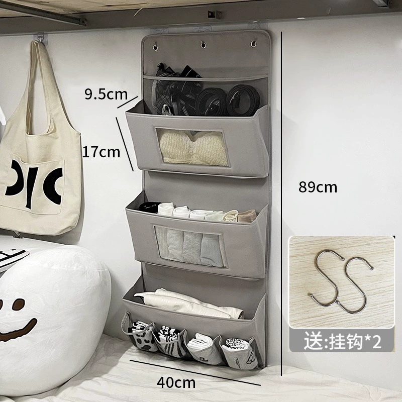 Storage system, hanging organiser, underwear, storage box, storage bag