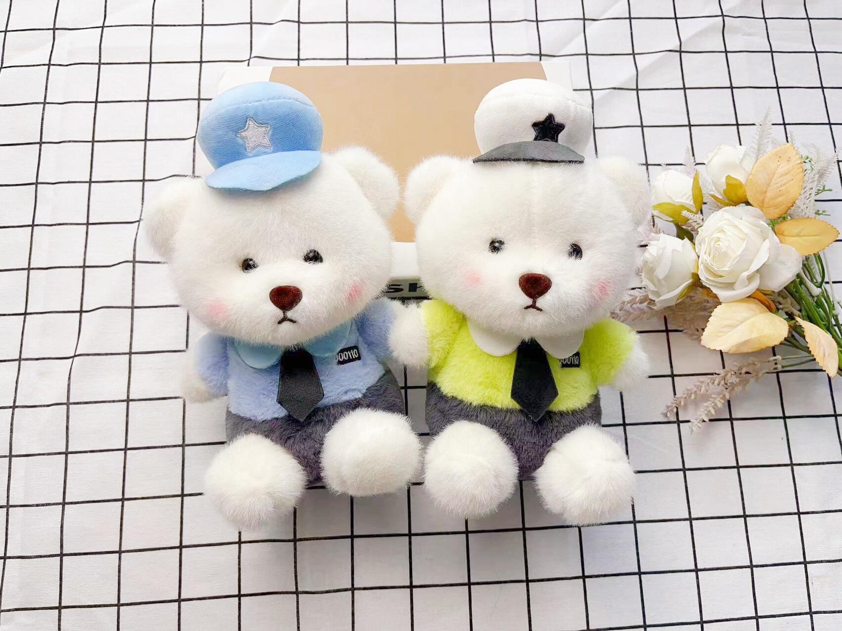 Police, with little bears