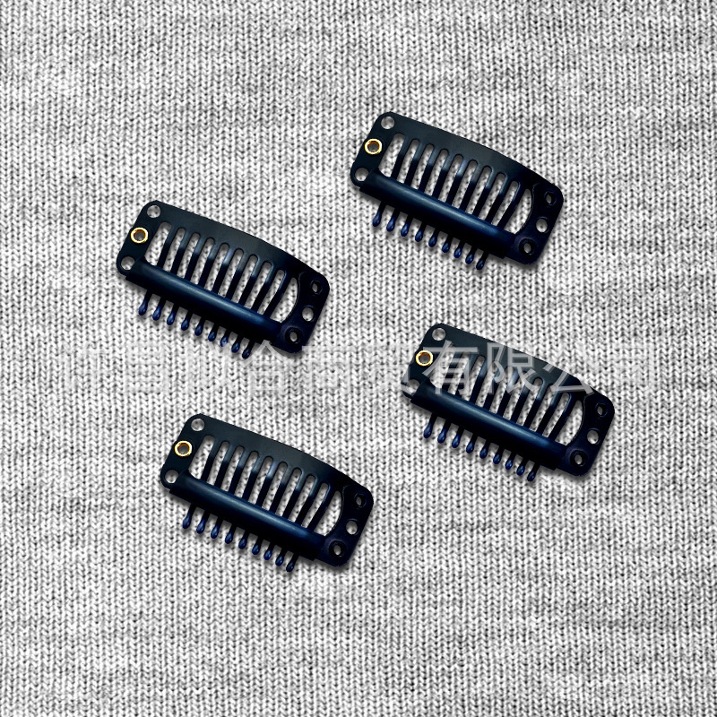 Nine-tooth water drop card BB clip wig clip anti-drop artifact hair extension piece beret fisherman cap headgear fixing clip