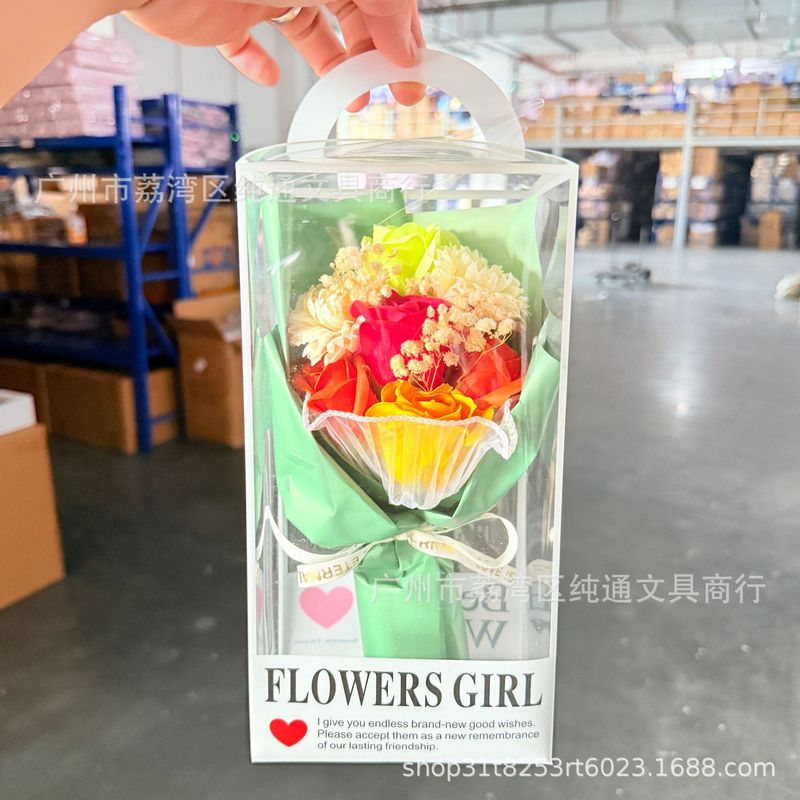 教师节仿真玫瑰花束七夕情人节高档花束礼物永花束康乃馨送老师花|undefined