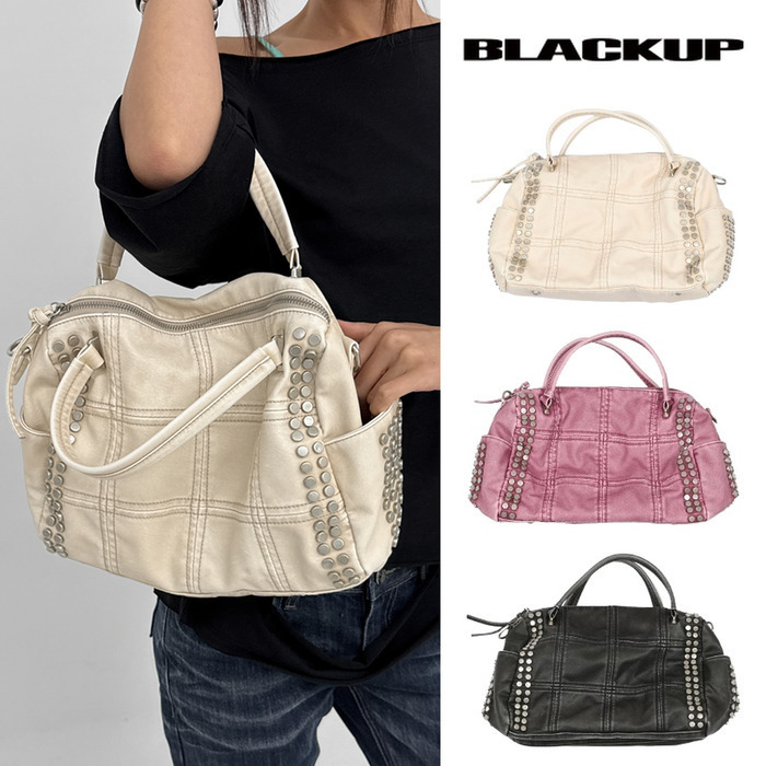Cross-border best-selling new Korean-style women's large-capacity bag, studded pillow bag, large handbag, shoulder bag, crossbody bag