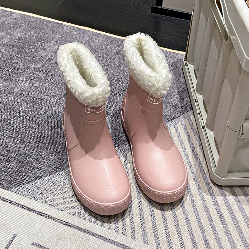 핑크 코튼 [한 사이즈 작은]