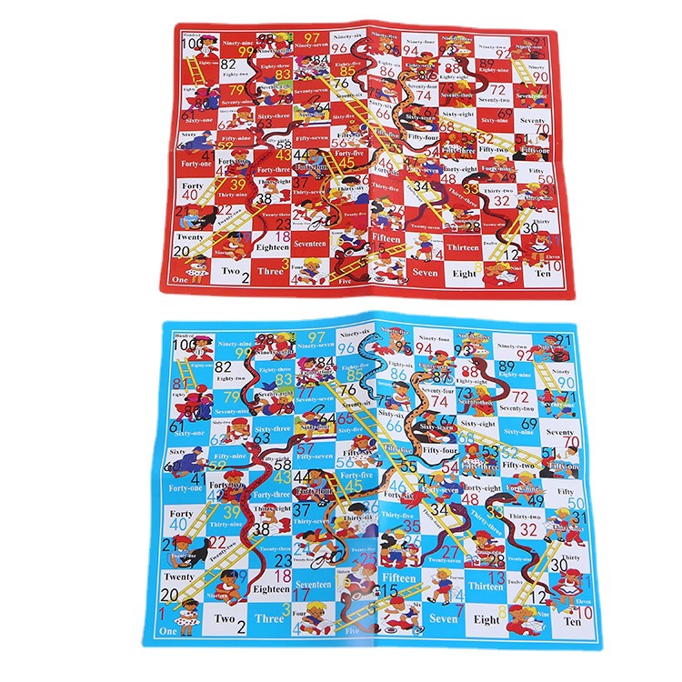 18,5 cm papel serpiente rompecabezas de ajedrez serpiente juego de ajedrez Damas de escritorio juguete de ajedrez serpiente y escalera jugando al ajedrez