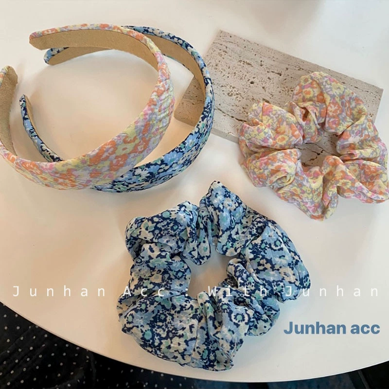Spring cute headband, hairpins, brand hair accessory, floral print, french style, Korean style