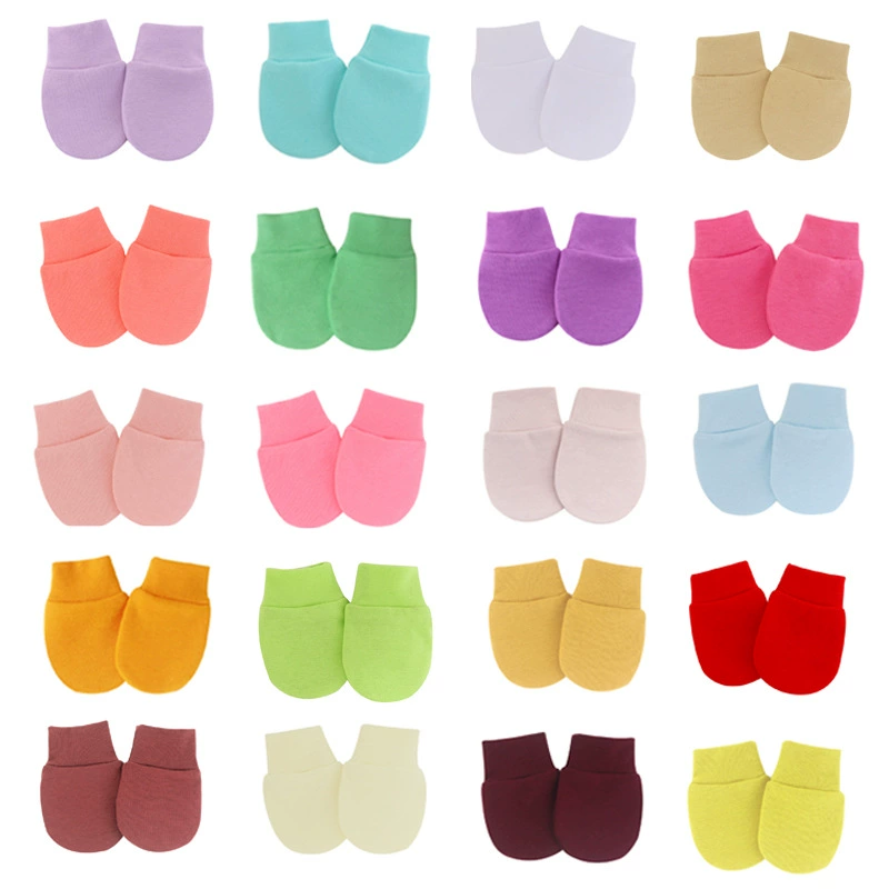 Весной и осенью-зимой неонатальные перчатки против царапин на лице детские маленькие перчатки тонкие детские Мультяшные перчатки чехол для ног костюм