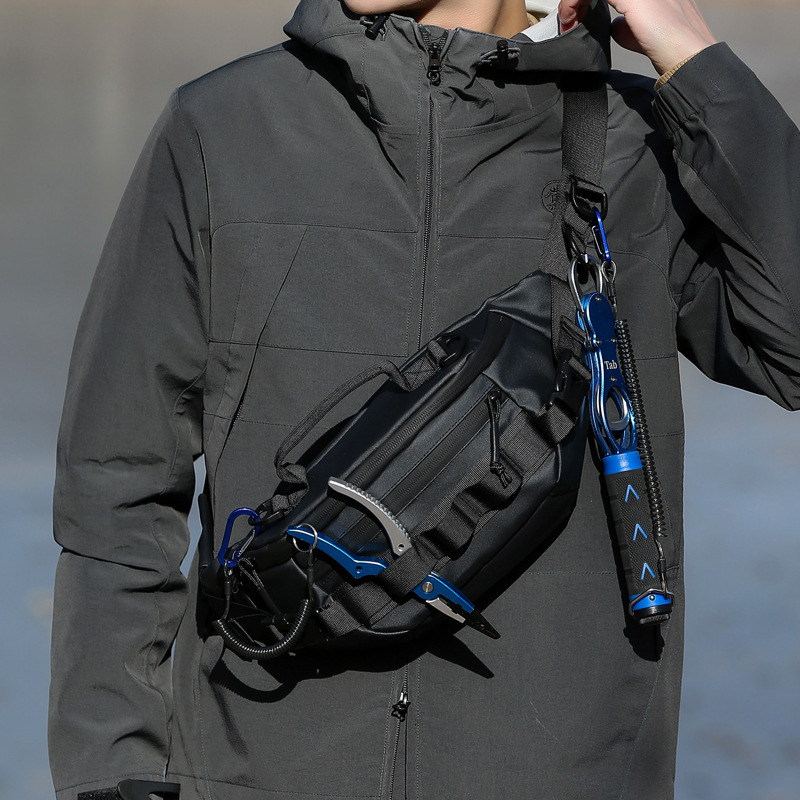 Lure bag women's 2023 new outdoor travel sports waist bag men's multi-functional waterproof travel micro-object Lure small bag