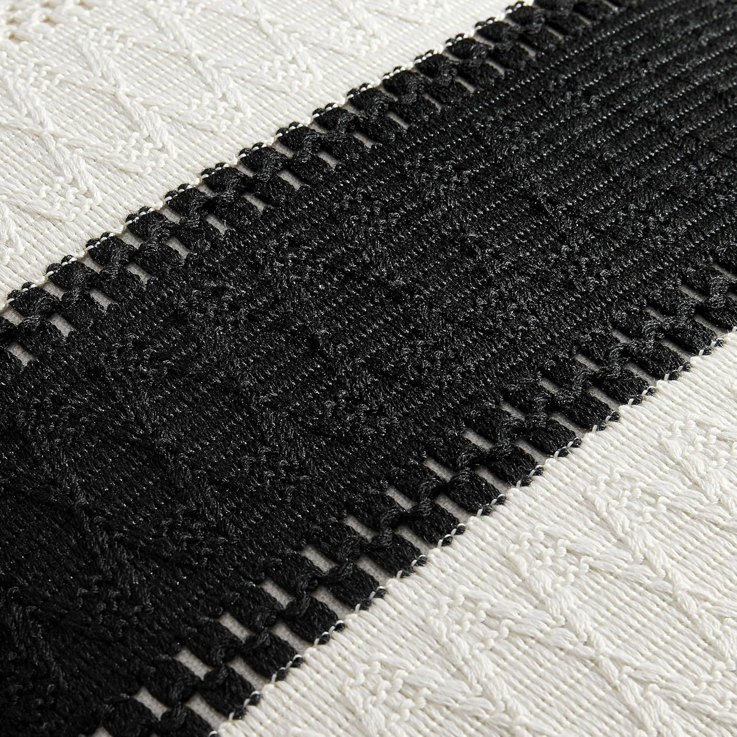 Bohemia almohada almohada de algodón lino empalme almohada de sofá de color contrastante almohada de cintura de oficina Amazon venta caliente almohada