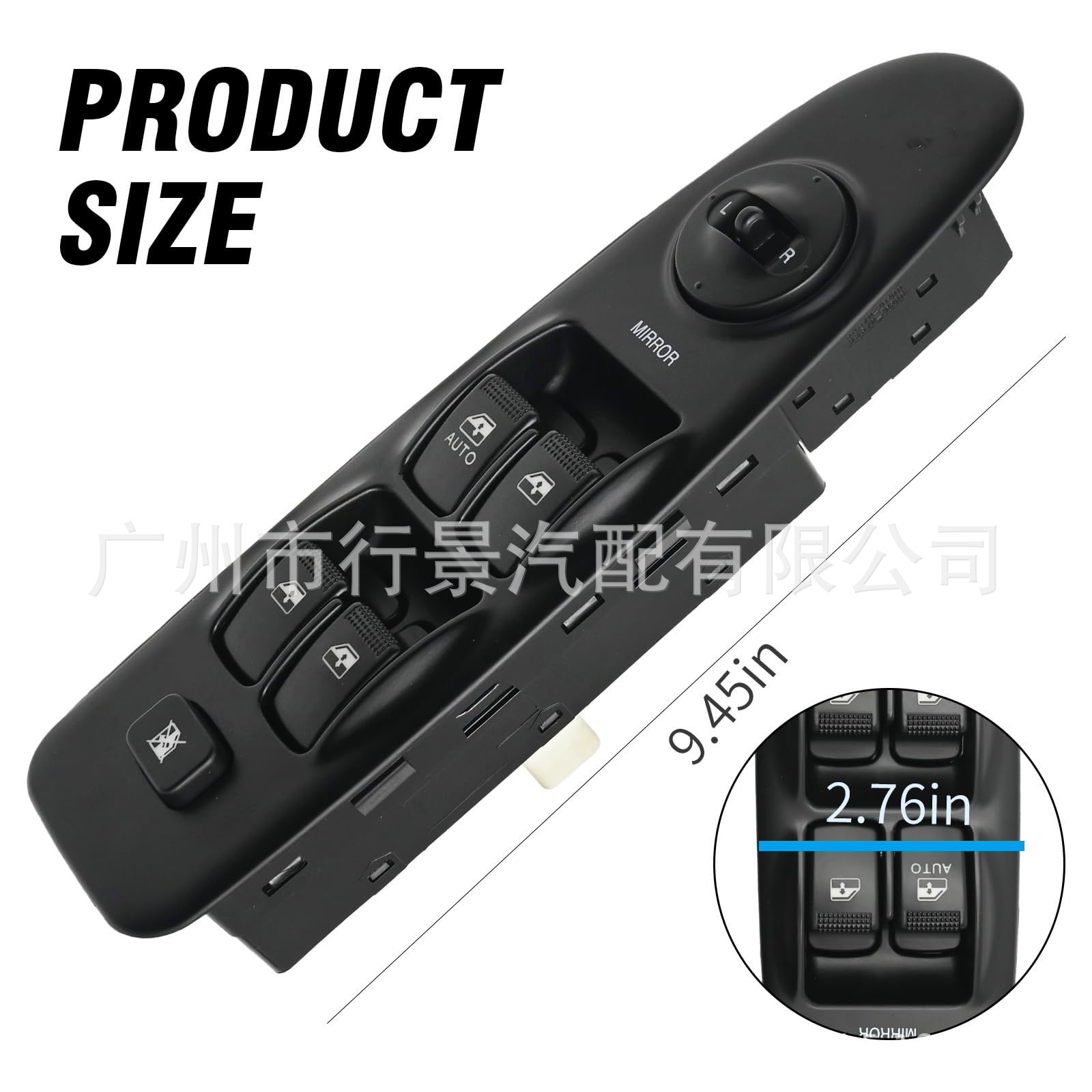 Left Side 93570-2D000 Is Suitable for Hyundai Elantra 2002-2006 Left-Hand Drive Power Window Switch