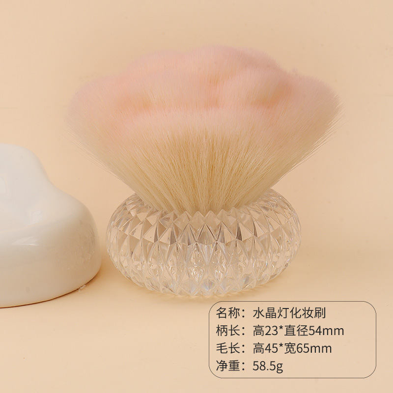Nuevo pincel grande para polvos, pincel para polvo de uñas, pincel de maquillaje de cerdas suaves, herramienta de belleza, pincel para colorete.