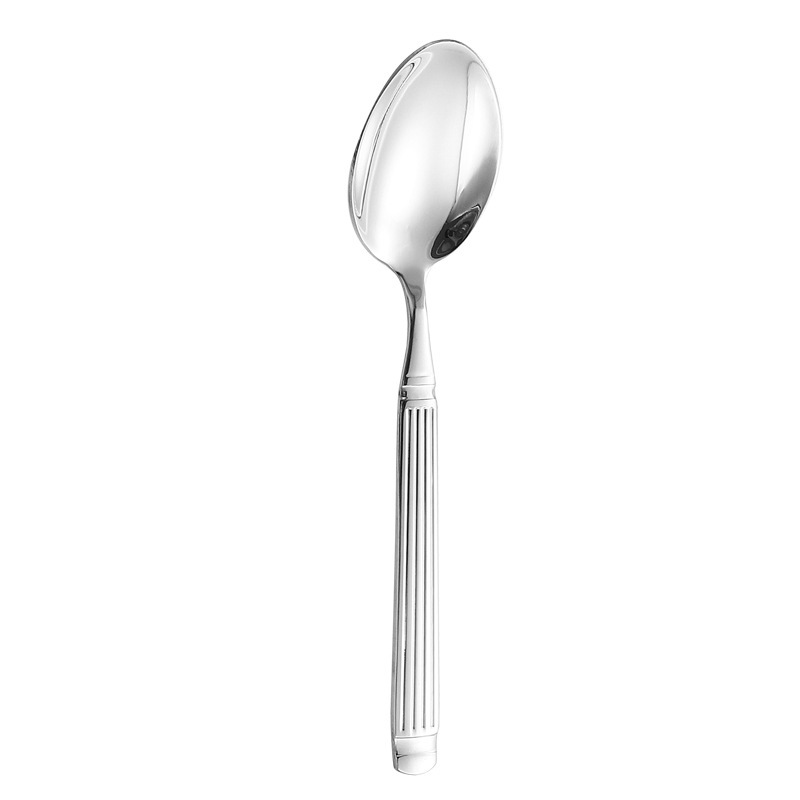 アマゾンステンレスナイフフォークスプーン高級西食器ローマ柱直紋甜品スプーンセットホテルステーキナイフフォーク|undefined