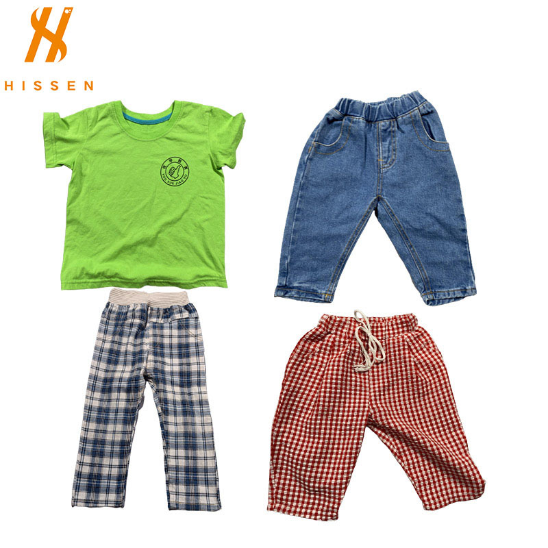旧衣服二手儿童短袖贸易出口阿联酋secondhand children T-shirts