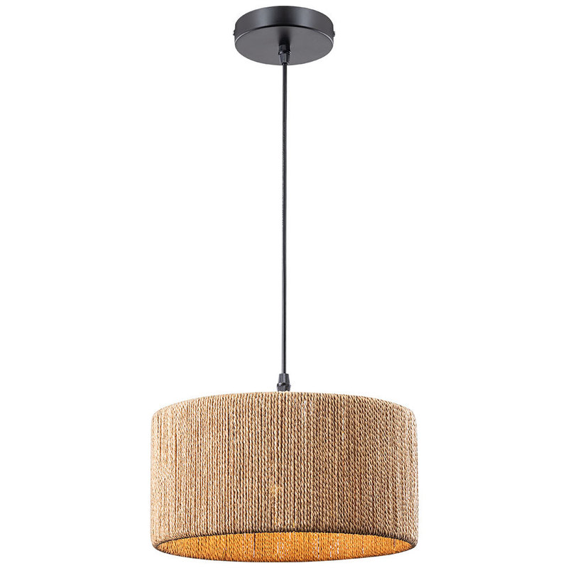 Retro American pastoral style rattan chandelier living room dining room dining room bedroom chandelier