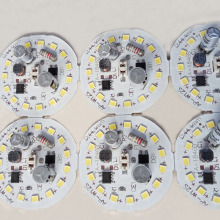 铝基板led灯泡一体DOB灯板A泡T泡免驱动光源板SKD散件配件批发