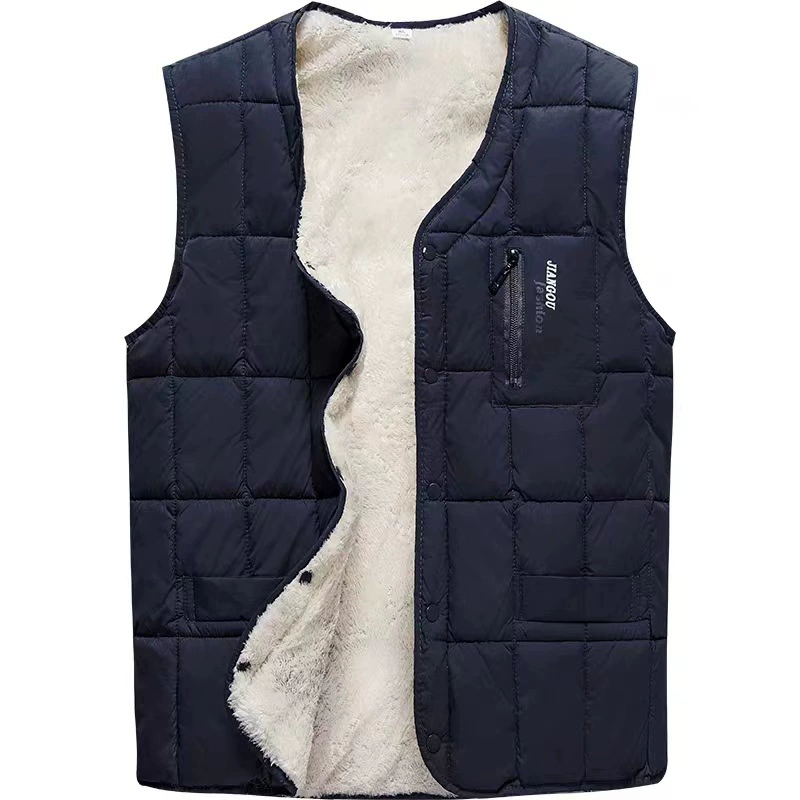 Demi-season keep warm vest, for middle age