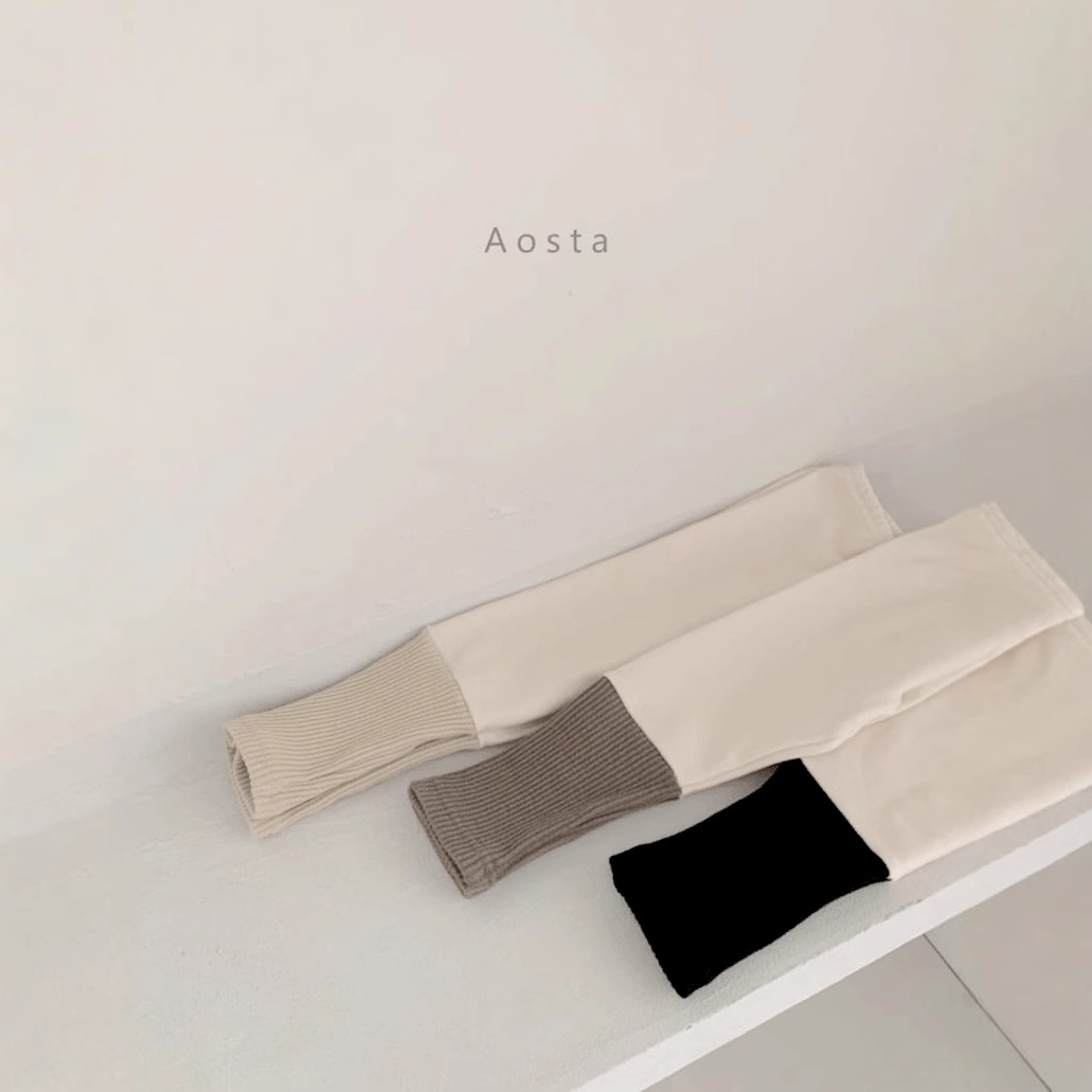 Polainas de otoño para niños Ropa de estilo coreano para niños primavera y otoño bebé temprano y otoño ropa de costura polainas bebé Bebé Pantalones