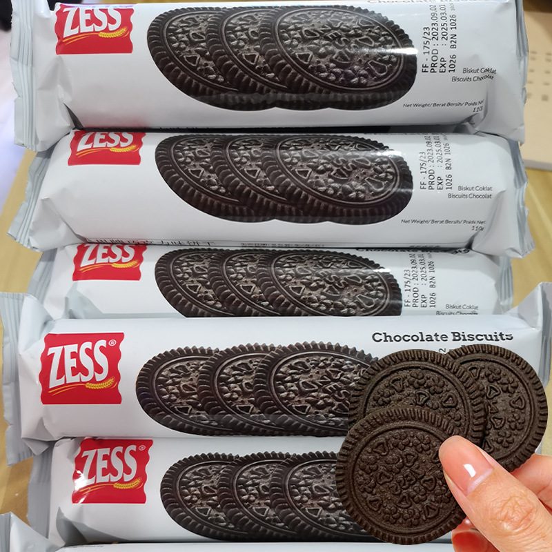 杰思牌巧克力饼干无夹心可可奥奥没有利单独小包装雪花酥为溢