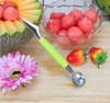 R Multifunctional Double -headed stainless steel fruit digging ball spoon ripple carving knife watermelon fruit platter digging excavator