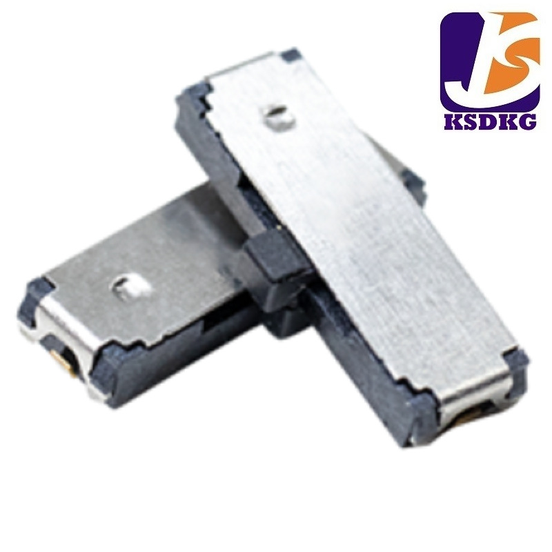 垂直式3档滑动开关 3段侧拨拨码开关 3位卧式拨动开关直柄