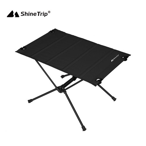 Shanqu Portable Camping Fabric Folding Table Multifunctional Outdoor Aluminum Alloy Picnic Tactical Table Lightweight Table