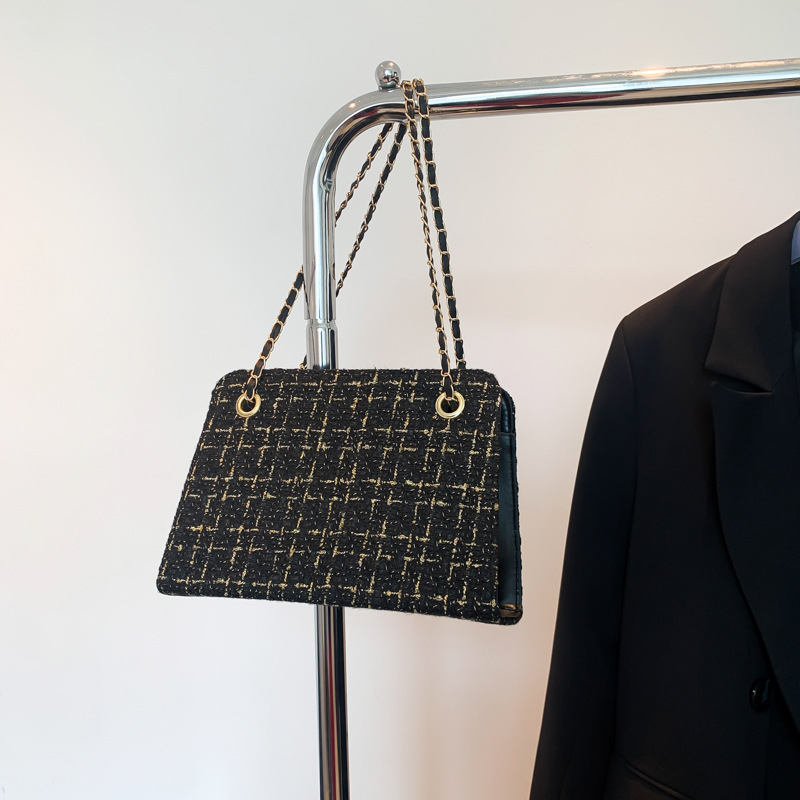 Bolso público pequeño francés, bolso de mujer, cadena de moda, bolso de hombro, red, bolso de mano de alta calidad, bolso Diana.