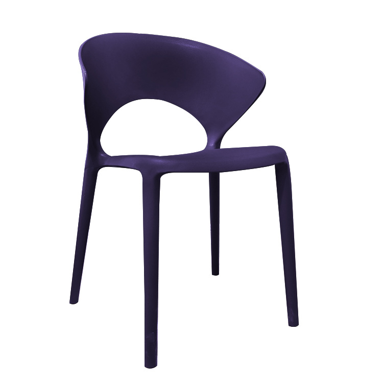 Silla de Comedor de Plástico PP de Plástico y Metal, Multifuncional, Giratoria, con Reposabrazos, para Restaurante